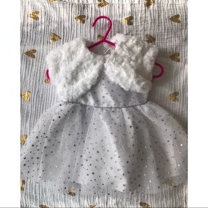 White sparkling dress